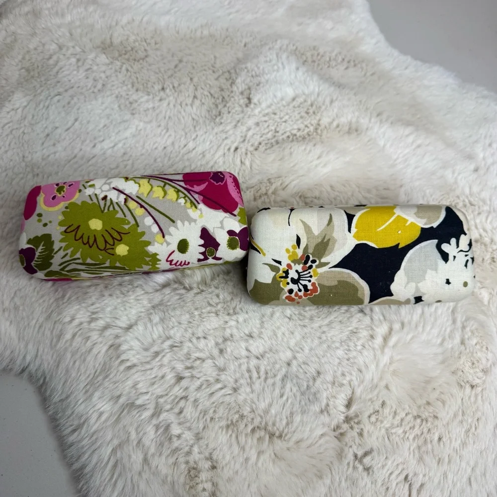 Vera Bradley Floral Eyeglass Cases - Pink‎ and Yellow